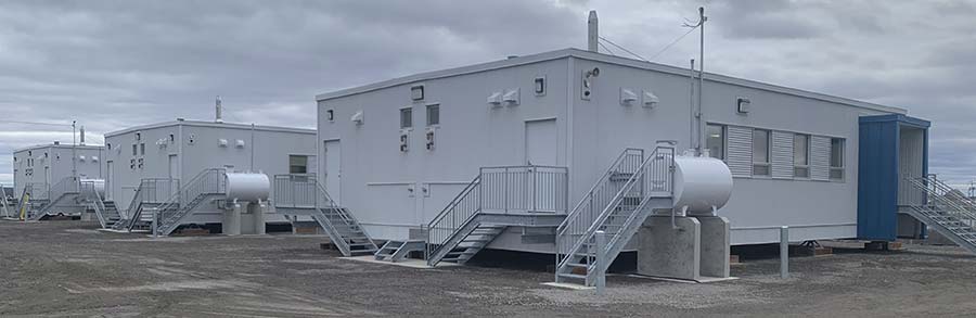 École préfabriquée installée au cœur du Nunavik